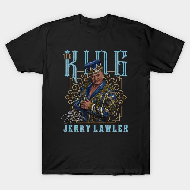 Jerry Lawler The King T-Shirt by MunMun_Design